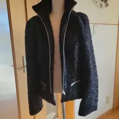 gomme黒ジップアップジャケット　美品