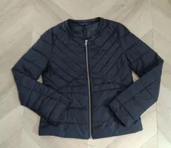 ●11日限定お値下げ　ブラック キルティング ノーカラージャケット