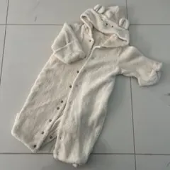 【美品】白カバーオール　ロンパース50〜80cm