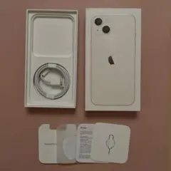Apple iPhone 13 空箱のみstarlight充電ケーブル付き