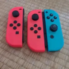 ジャンク品　3個セット　Nintendo Switch Joy-Con 赤&青