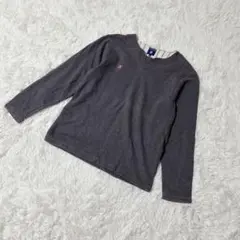 【c4335】訳アリ　PAUL SMITH カットソー　グレー Vネック 長袖