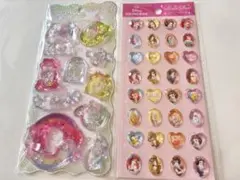 ディズニー　プリンセス　ストーン　宝石シール　クーリア　キラリンウォーターシール