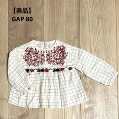 【美品】GAP 80 トップス チュニック チェック