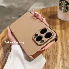 ベージュ iPhone13Pro ケース M レザーケース カバー アイホン13