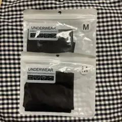 新品 シームレスショーツ　M 2枚 　黒　レディース 女性用 下着