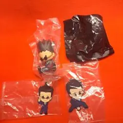 ハンターハンター レオリオ ペタドール すわらせ隊 ラバーマスコットキーホルダー