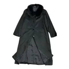 定価18万　美品　カシミヤ100% バルカラーコート　ブルーフォックス 11号