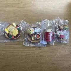 Curious George Kitchen　ミニチュアマスコット　全4種コンプ