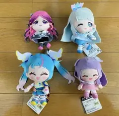 映画キミとアイドルプリキュア♪ コロっとまんまる プリフェイスぬいぐるみ　4種