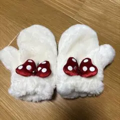 ディズニーリゾート公式　キッズ　手袋　ミニー　匿名配送