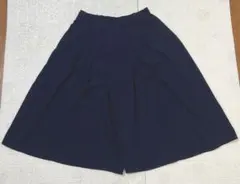 【 GU 】　紺色　ガウチョパンツ