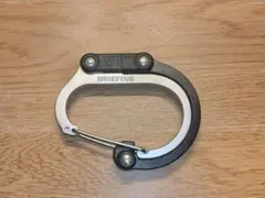 BRIEFING×HEROCLIP MEDIUM カラビナ ブラック/シルバー
