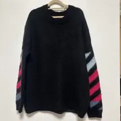 定価15400円】24AW エレファントブランド別注メッシュクルーニット 美 