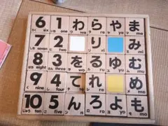 くもんのひらがなつみき 木製のサムネイル