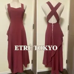 ETRÉ TOKYO エトレトウキョウ バッククロスアシメトリードレス ミモレのサムネイル