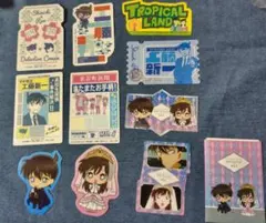 名探偵コナン 工藤新一 毛利蘭 モバイルステッカーコレクション