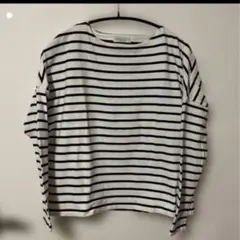 earth music&ecology ボーダー長袖Tシャツ