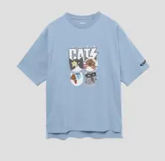 グラニフ　ネコ　ザ フォーキャッツ　ビッグシルエットTシャツ