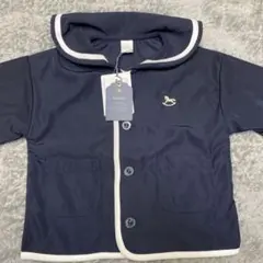 【新品未使用】Cottoli コトリ セーラー襟 ジャケット ネイビー 80cm