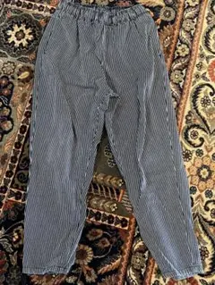 ストライプ柄 イージーパンツ カジュアルパンツ