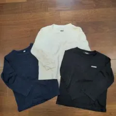 期間限定値下　長袖シャツ 3枚セット XLARGE KIDS UNIQLO U