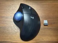 【美品】ロジクール 静音 ワイヤレス トラックボール マウス