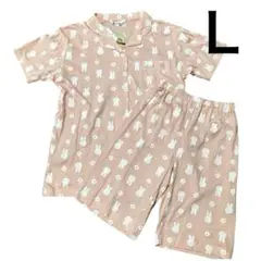 新品未使用品❤️ミッフィー　miffy　ルームウェア　ピンク　総柄　Ｌ　綿100%