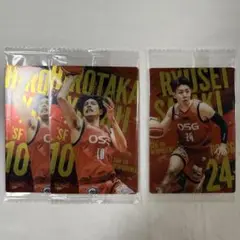 B.LEAGUEウエハースカード三遠ネオフェニックス名吉井裕鷹佐々木隆成