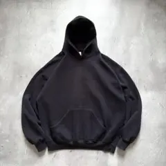 90s M.J.SOFFE BLANK HOODIE BLACK