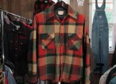 米国製 ヴィンテージ 1960's FOX KNAPP 肉厚ウール CPOシャツ