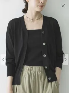 URBAN RESEARCH カーディガン ブラック フリーサイズのサムネイル