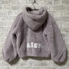 ALGY バックロゴ　エコファーブルゾン