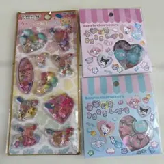 ウォーターシール おはじきシール サンリオ3種 国内正規品 新品未使用