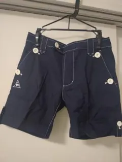le coq sportif レディース ゴルフパンツ 7 ネイビー