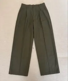 EMMA CLOTHES ワイドパンツ カーキ L