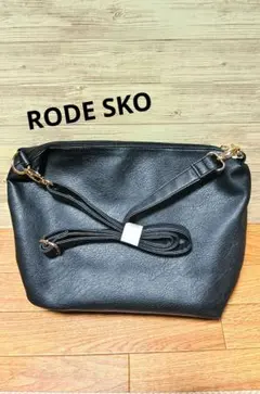 タグ付き新品　RODE SKO ショルダーバッグ　ブラック　シンプル　軽量
