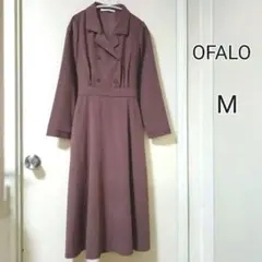 OFALO ロングワンピース ブラウン Mサイズ　しまむら