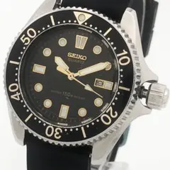 SEIKO 自動巻 ブラック バットマン 稼動品 腕時計 4R35-03B0 - メルカリ
