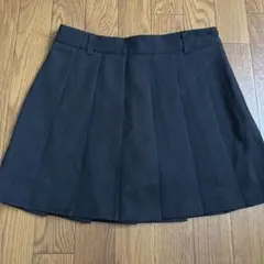 GU プリーツスカート ブラック