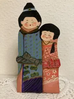 お雛様の飾り③★木製飾り★ お雛様 ハンドメイド トールペイント