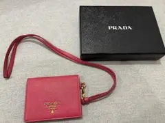 PRADA 名刺入れ サフィアーノレザー ブラック - メルカリ