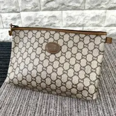 美品　GUCCI　グッチ　プラス　GG　クラッチバック　ヴィンテージ
