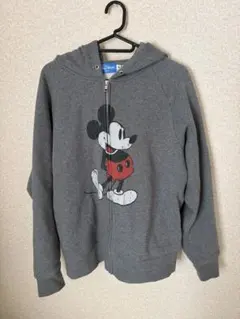 東京ディズニーリゾート ミッキーパーカー グレーM