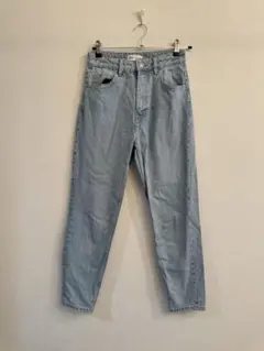 ZARA ライトブルーハイウエストジーンズ EUR 36