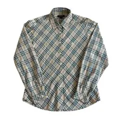Burberry London ノバチェックシャツ 美品 長袖　ロースロゴ