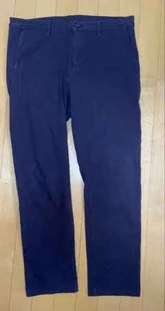 PLST デニム風ストレッチパンツ