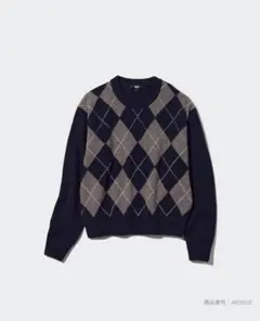 プレミアムラムクルーネックセーター