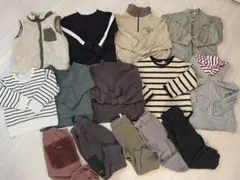 女の子　100cm まとめ売り　秋冬服　40点セット 2025年最新】服セット売りの人気アイテム - メルカリ