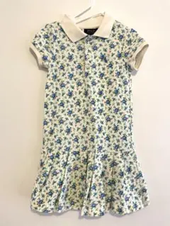 ラルフローレン　花柄ポロワンピース 半袖